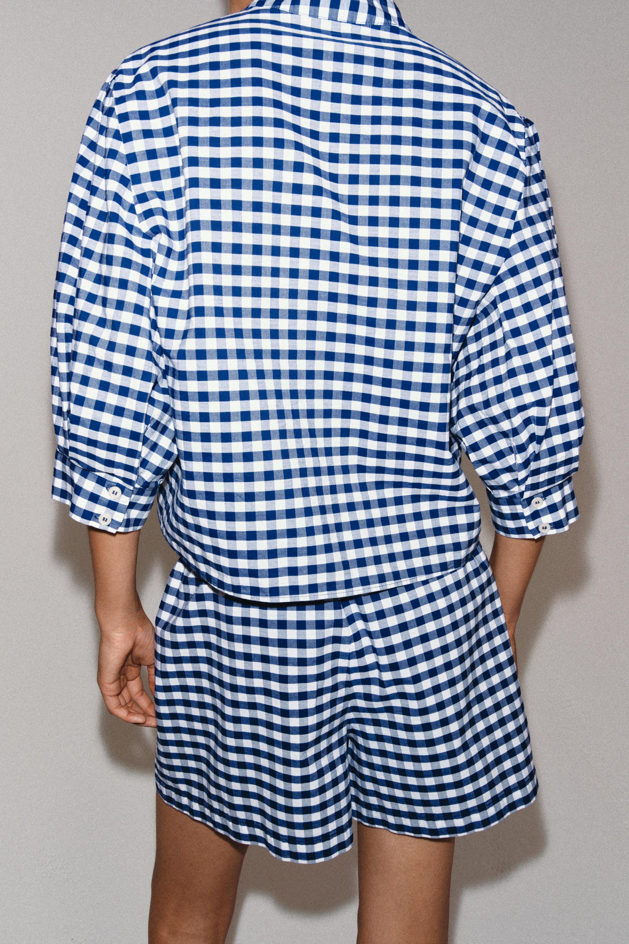 GINGHAM SHORTS ZW COLLECTION